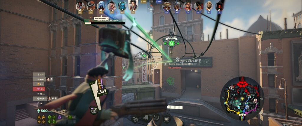 Beta Deadlock Pocket on Greenwich Green Zip Line