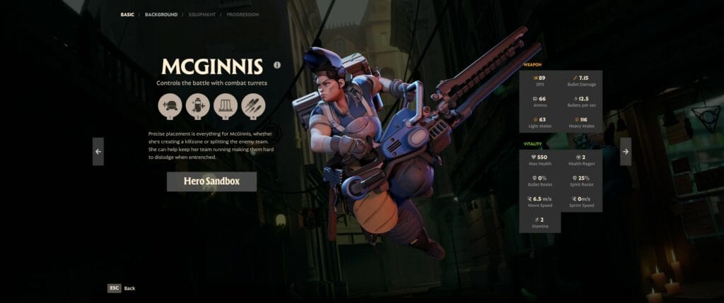 Beta Deadlock Mcginnis Main Screen Stats overview