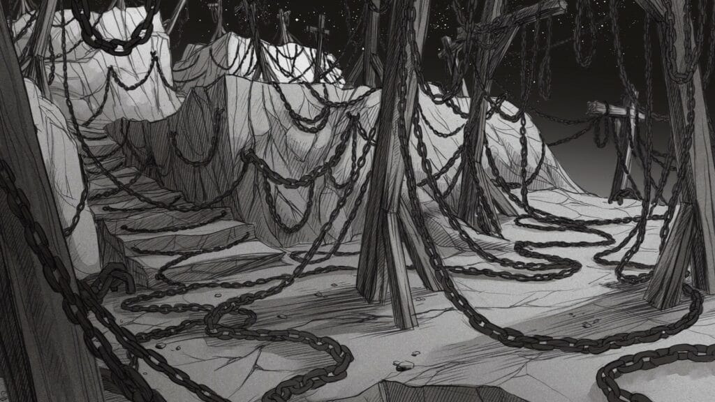 Chapter 3 - The Cage - On a Path in the Woods